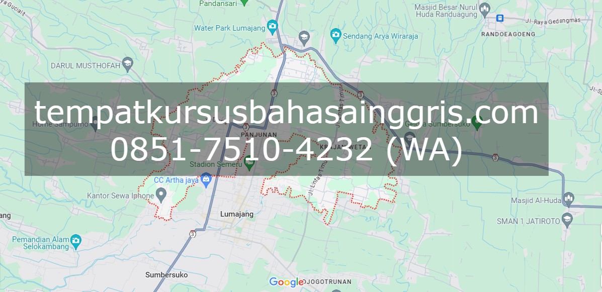 Les Bahasa Inggris di Sukodono Lumajang, Bimbingan Belajar (Bimbel) Bahasa Inggris Sukodono Lumajang, Privat Bahasa Inggris Sukodono Lumajang