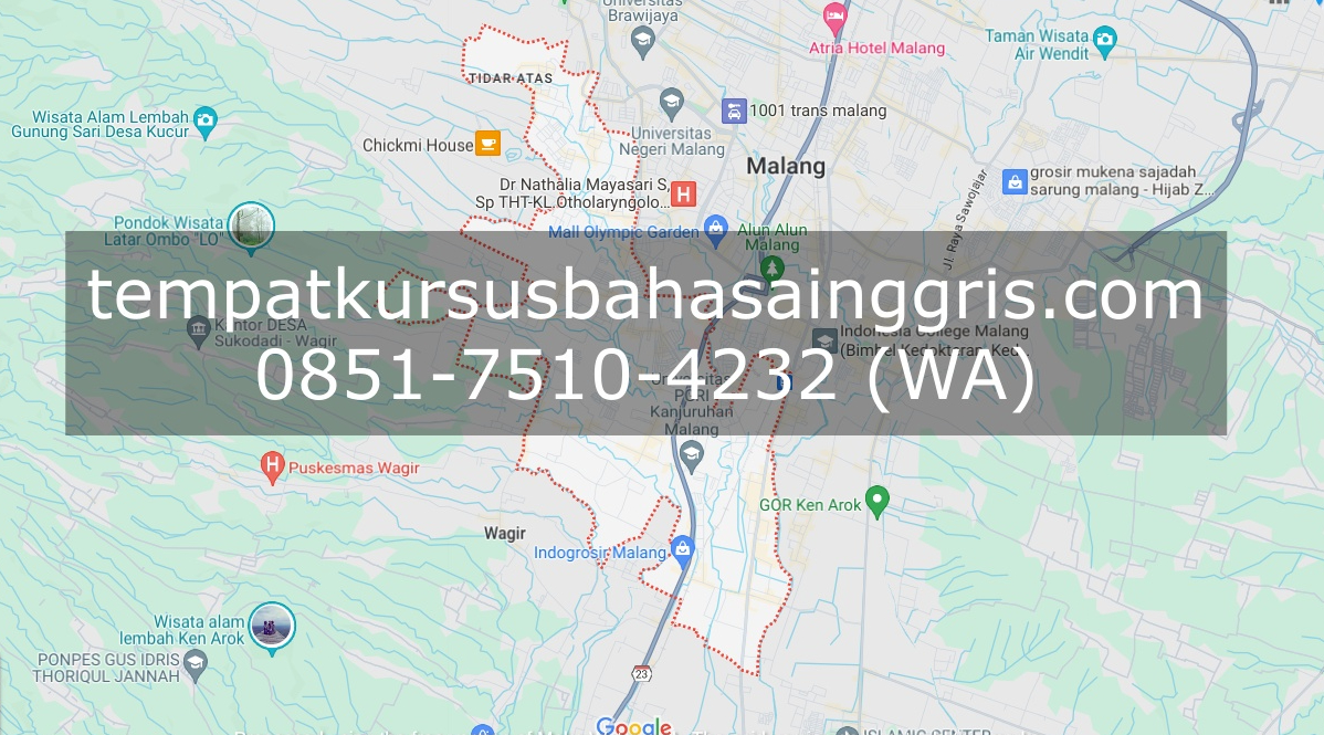 Les Bahasa Inggris di Sukun Malang, Bimbingan Belajar (Bimbel) Bahasa Inggris Sukun Malang, Privat Bahasa Inggris Sukun Malang