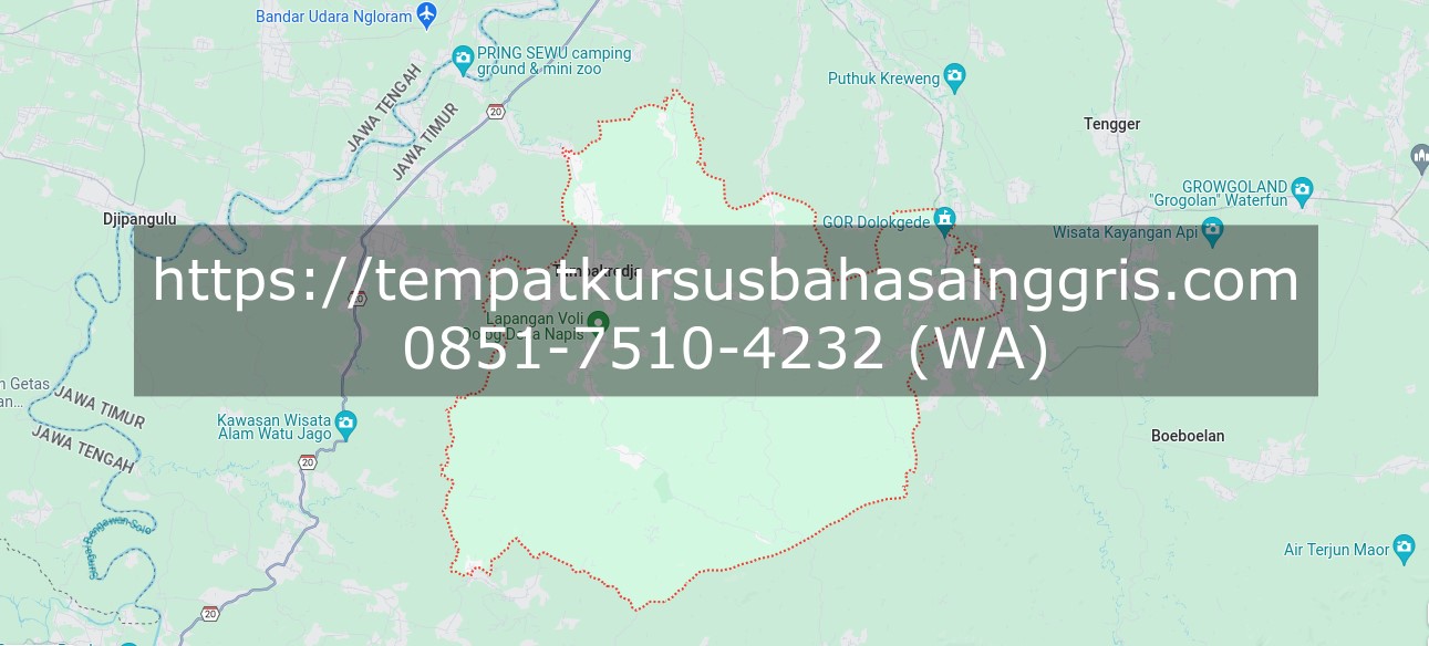 Les Bahasa Inggris di Tambakrejo Bojonegoro, Bimbingan Belajar (Bimbel) Bahasa Inggris Tambakrejo Bojonegoro, Privat Bahasa Inggris Tambakrejo Bojonegoro