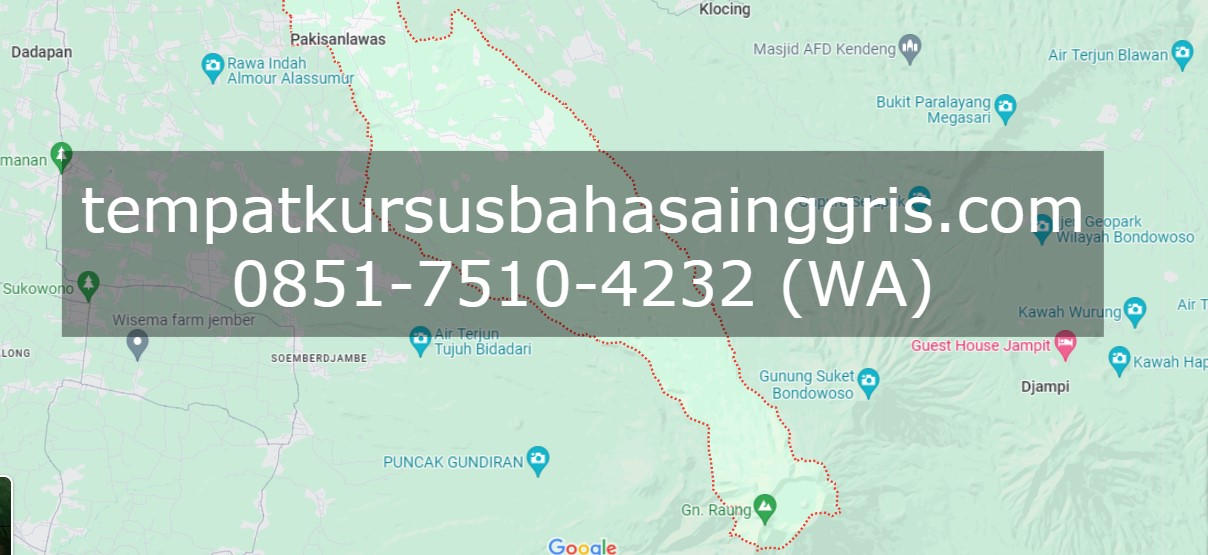 Les Bahasa Inggris di Tlogosari Bondowoso, Bimbingan Belajar (Bimbel) Bahasa Inggris Tlogosari Bondowoso, Privat Bahasa Inggris Cermee Bondowoso