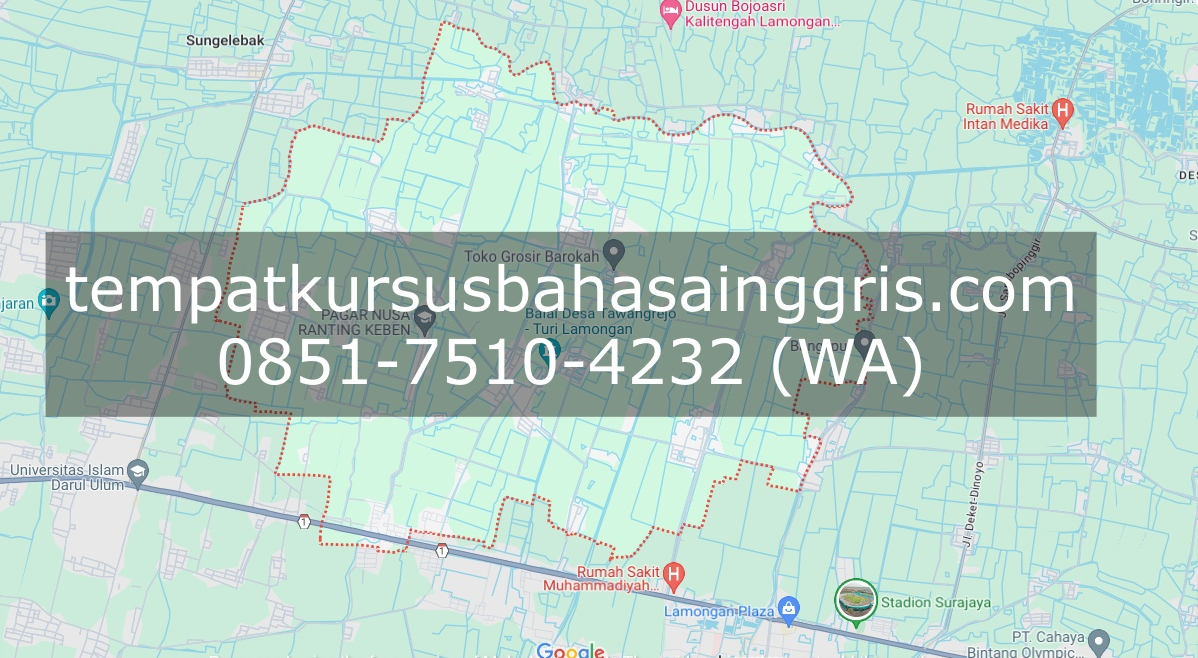 Les Bahasa Inggris di Turi Lamongan, Bimbingan Belajar (Bimbel) Bahasa Inggris Turi Lamongan, Privat Bahasa Inggris Turi Lamongan