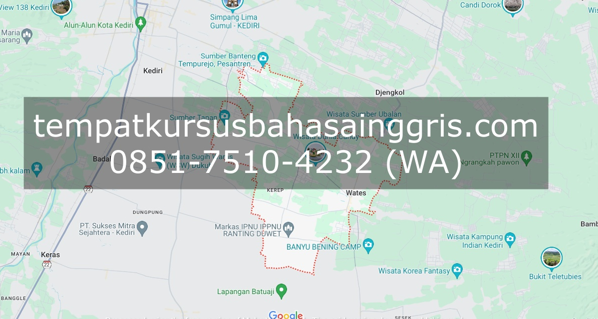 Les Bahasa Inggris di Wates Kediri, Bimbingan Belajar (Bimbel) Bahasa Inggris Wates Kediri, Privat Bahasa Inggris Wates Kediri