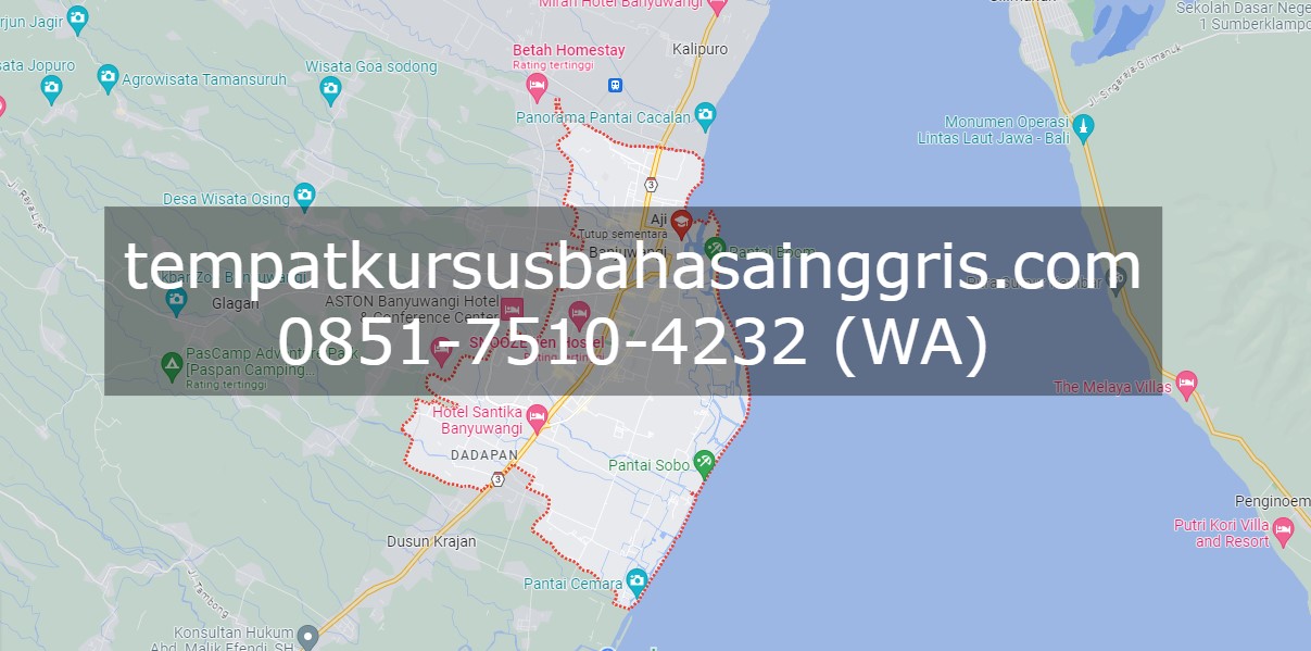 Les Bahasa Inggris di Wongsorejo Banyuwangi, Bimbingan Belajar (Bimbel) Bahasa Inggris Wongsorejo Banyuwangi, Privat Bahasa Inggris Wongsorejo Banyuwangi