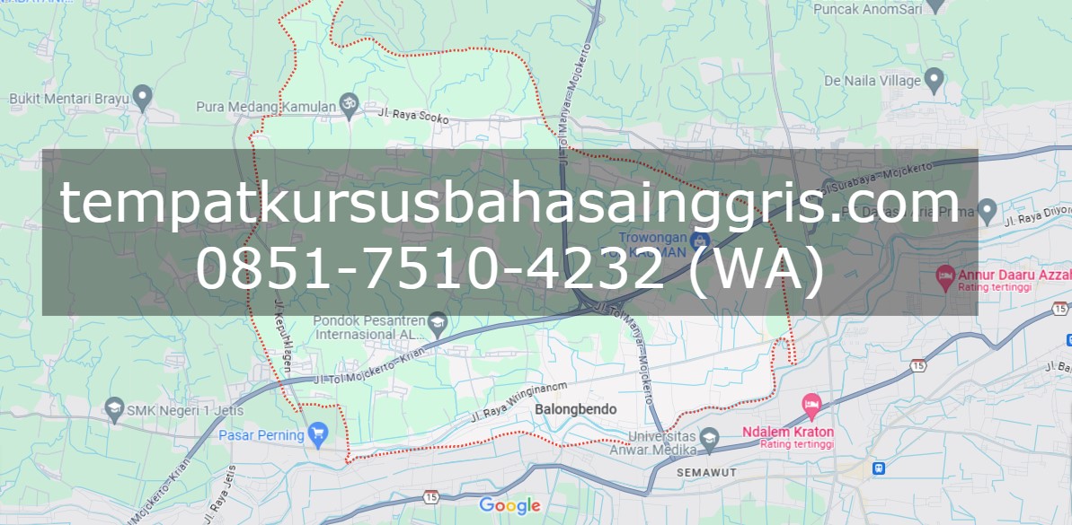 Les Bahasa Inggris di Wringin Anom Gresik, Bimbingan Belajar (Bimbel) Bahasa Inggris Wringin Anom Gresik, Privat Bahasa Inggris Wringin Anom Gresik