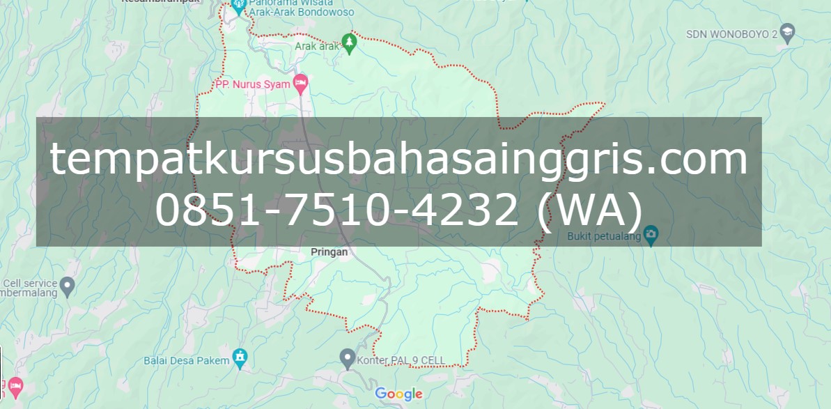 Les Bahasa Inggris di Wringin Bondowoso, Bimbingan Belajar (Bimbel) Bahasa Inggris Wringin Bondowoso, Privat Bahasa Inggris Wringin Bondowoso
