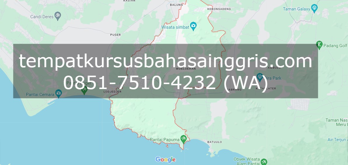 Les Bahasa Inggris di Wuluhan Jember, Bimbingan Belajar (Bimbel) Bahasa Inggris Wuluhan Jember, Privat Bahasa Inggris Wuluhan Jember