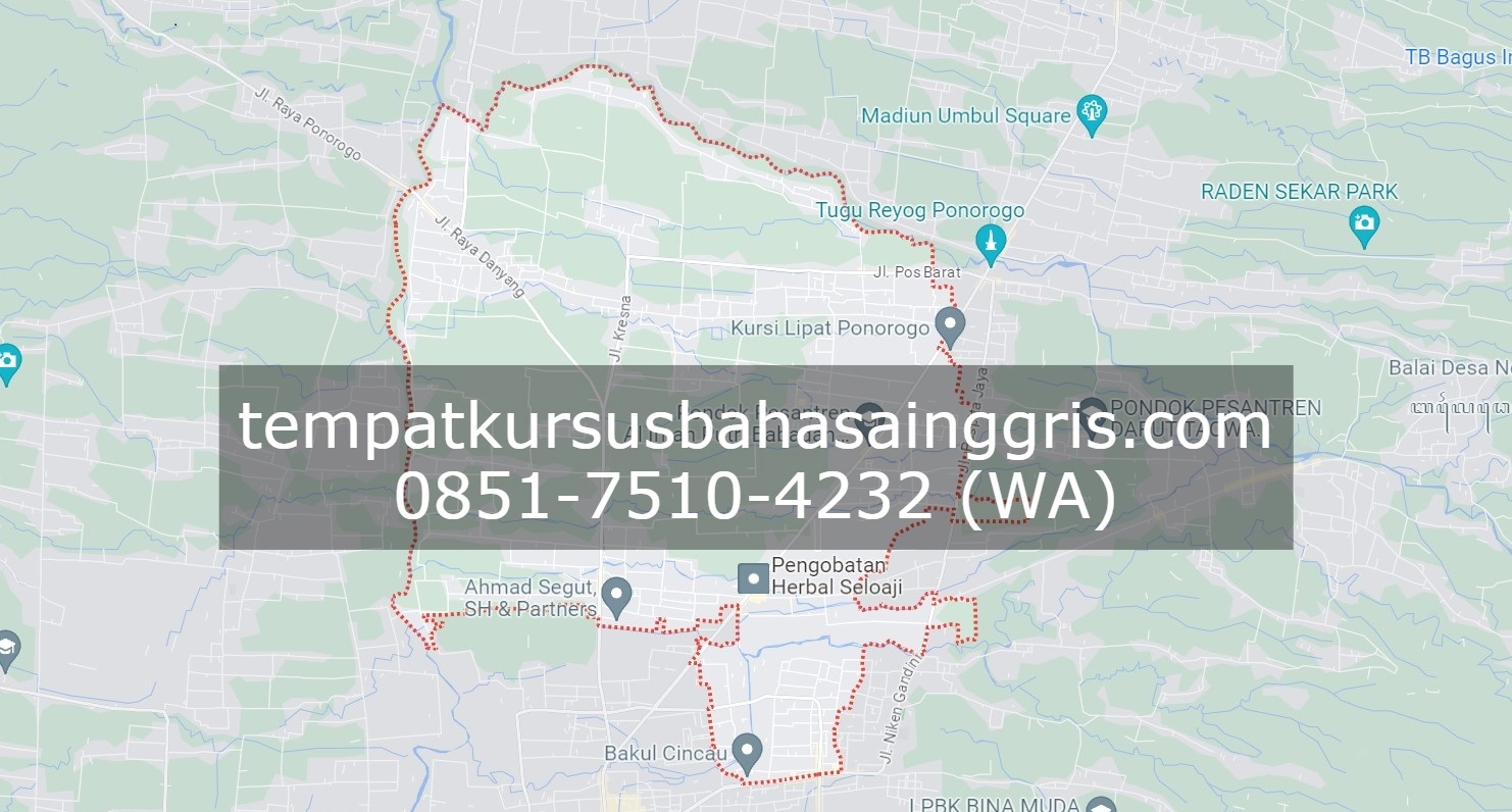 Les Bahasa Inggris di Babadan Ponorogo, Bimbingan Belajar (Bimbel) Bahasa Inggris Babadan Ponorogo, Privat Bahasa Inggris Babadan Ponorogo