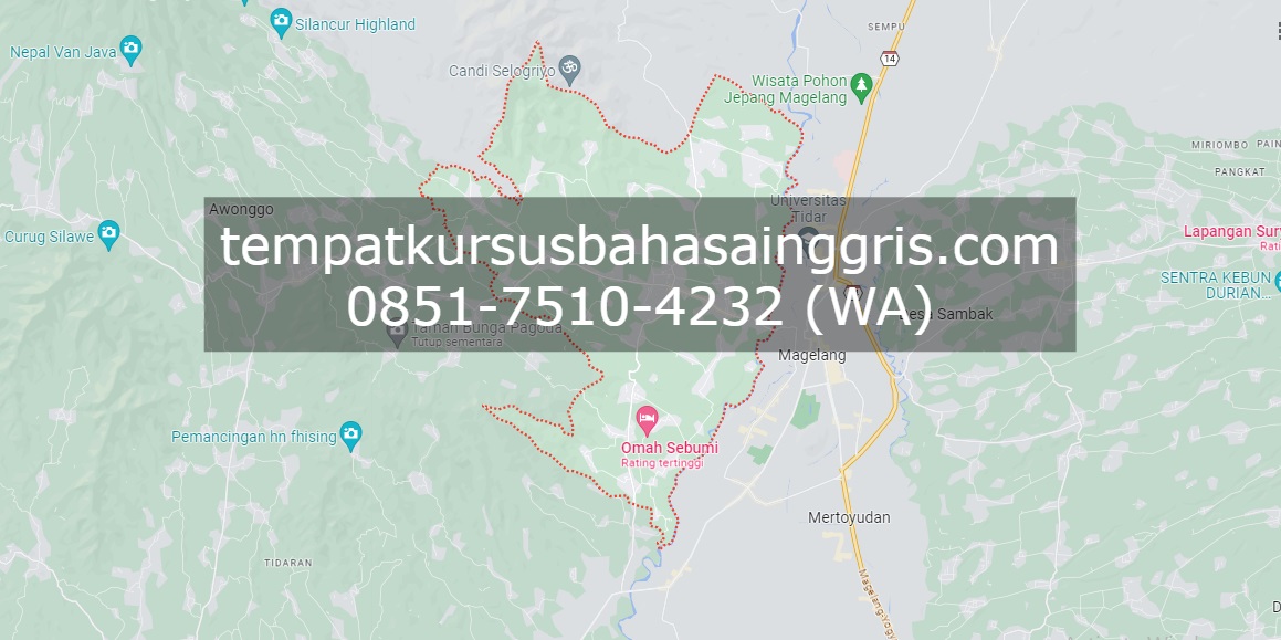 Les Bahasa Inggris di Bandongan Magelang, Bimbingan Belajar (Bimbel) Bahasa Inggris Bandongan Magelang, Privat Bahasa Inggris Bandongan Magelang