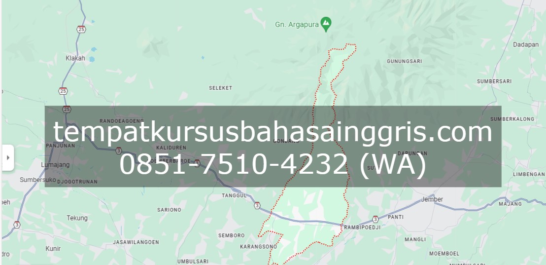 Les Bahasa Inggris di Bangsalsari Jember, Bimbingan Belajar (Bimbel) Bahasa Inggris Bangsalsari Jember, Privat Bahasa Inggris Bangsalsari Jember
