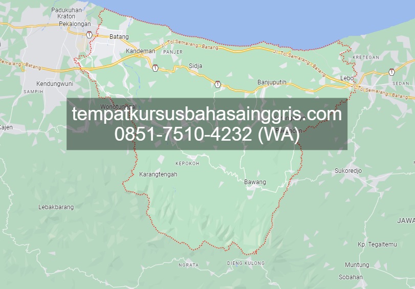 Les Bahasa Inggris di Batang, Bimbingan Belajar (Bimbel) Bahasa Inggris Batang, Privat Bahasa Inggris Batang