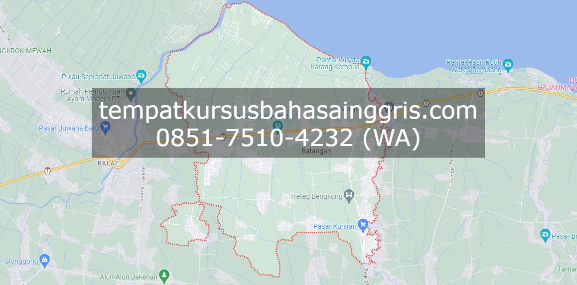 Les Bahasa Inggris di Batangan Pati, Bimbingan Belajar (Bimbel) Bahasa Inggris Batangan Pati, Privat Bahasa Inggris Batangan Pati