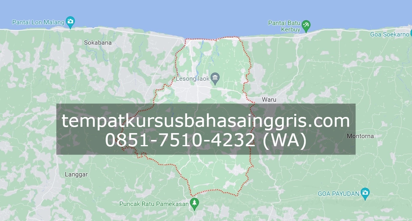 Les Bahasa Inggris di Batumarmar Pamekasan, Bimbingan Belajar (Bimbel) Bahasa Inggris Batumarmar Pamekasan, Privat Bahasa Inggris Batumarmar Pamekasan