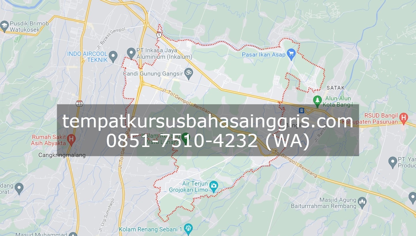 Les Bahasa Inggris di Beji Pasuruan, Bimbingan Belajar (Bimbel) Bahasa Inggris Beji Pasuruan, Privat Bahasa Inggris Beji Pasuruan