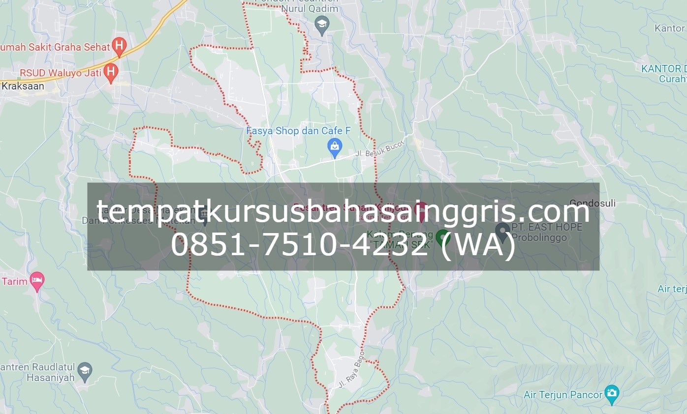 Les Bahasa Inggris di Besuk Probolinggo, Bimbingan Belajar (Bimbel) Bahasa Inggris Besuk Probolinggo, Privat Bahasa Inggris Besuk Probolinggo