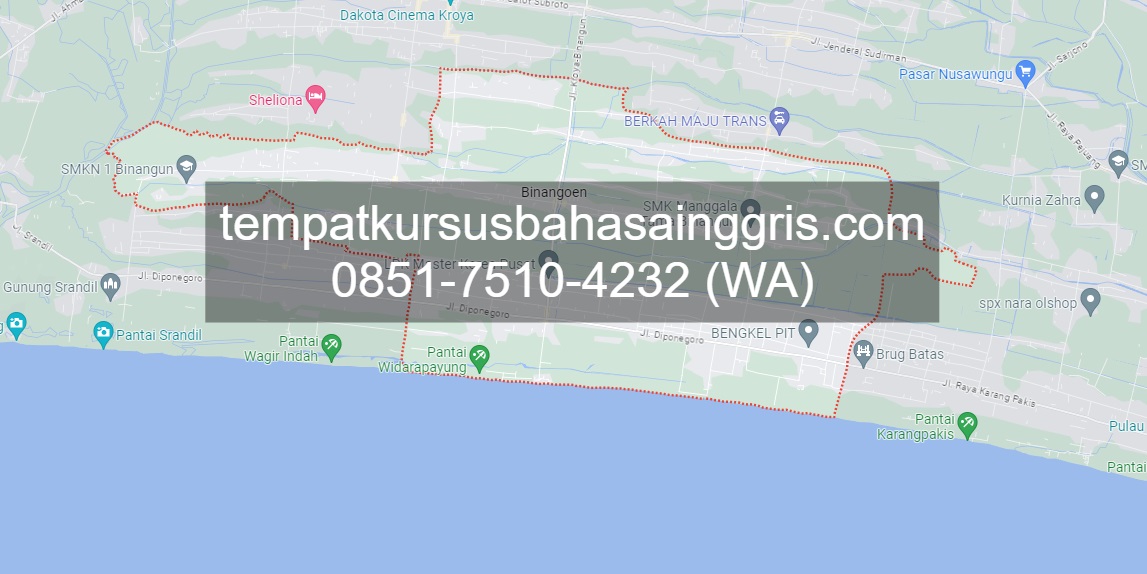 Les Bahasa Inggris di Binangun Cilacap, Bimbingan Belajar (Bimbel) Bahasa Inggris Binangun Cilacap, Privat Bahasa Inggris Binangun Cilacap