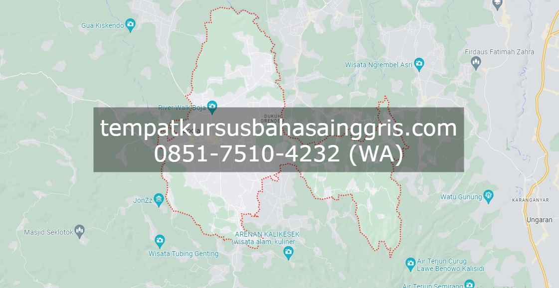 Les Bahasa Inggris di Boja Kendal, Bimbingan Belajar (Bimbel) Bahasa Inggris Boja Kendal, Privat Bahasa Inggris Boja Kendal