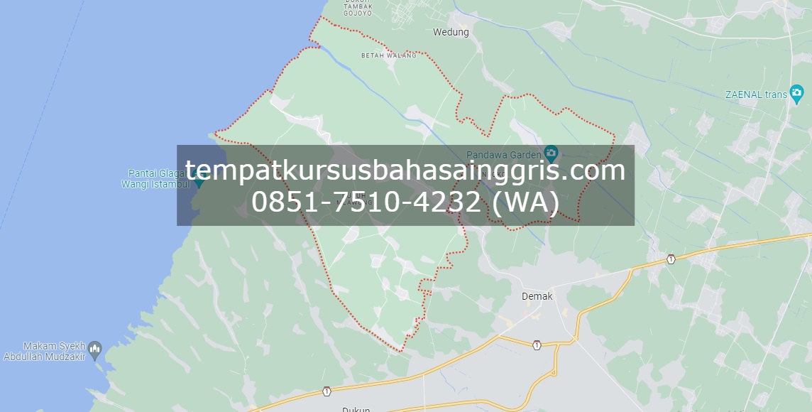 Les Bahasa Inggris di Bonang Demak, Bimbingan Belajar (Bimbel) Bahasa Inggris Bonang Demak, Privat Bahasa Inggris Bonang Demak