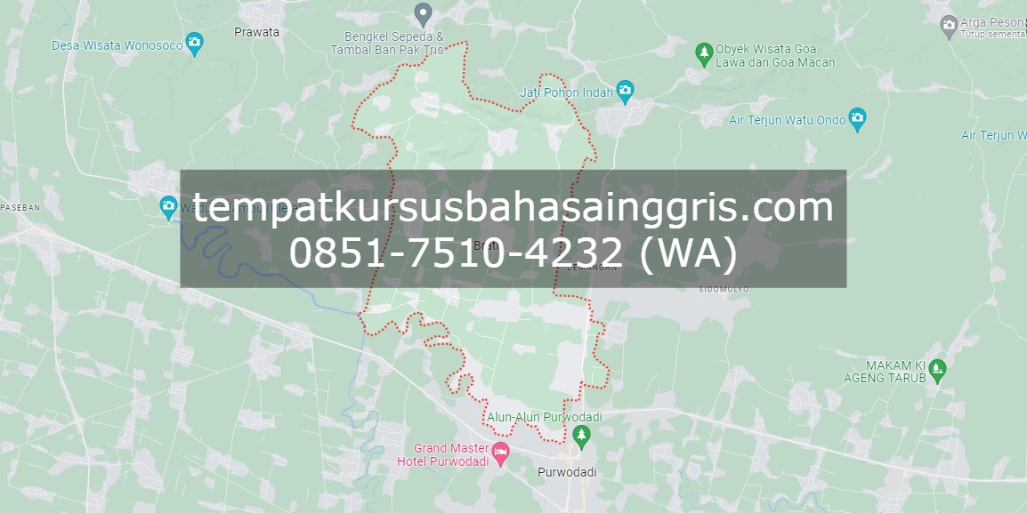 Les Bahasa Inggris di Brati Grobogan, Bimbingan Belajar (Bimbel) Bahasa Inggris Brati Grobogan, Privat Bahasa Inggris Brati Grobogan
