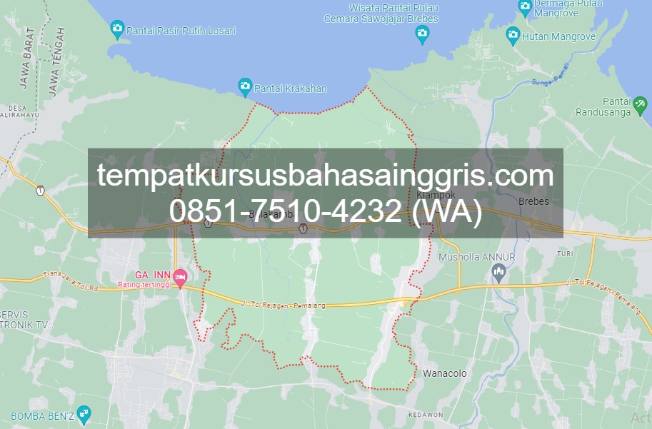 Les Bahasa Inggris di Bulakamba Brebes, Bimbingan Belajar (Bimbel) Bahasa Inggris Bulakamba Brebes, Privat Bahasa Inggris Bulakamba Brebes