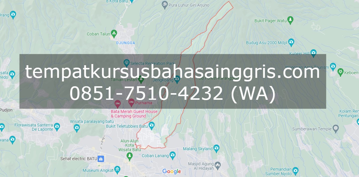 Les Bahasa Inggris di Bumiaji Batu, Bimbingan Belajar (Bimbel) Bahasa Inggris Bumiaji Batu, Privat Bahasa Inggris Bumiaji Batu