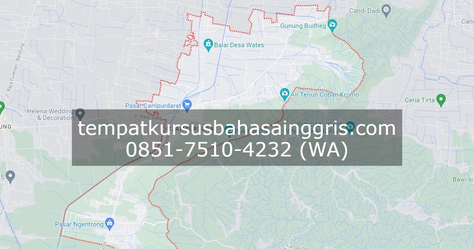 Les Bahasa Inggris di Campur Darat Tulungagung, Bimbingan Belajar (Bimbel) Bahasa Inggris Campur Darat Tulungagung, Privat Bahasa Inggris Campur Darat Tulungagung