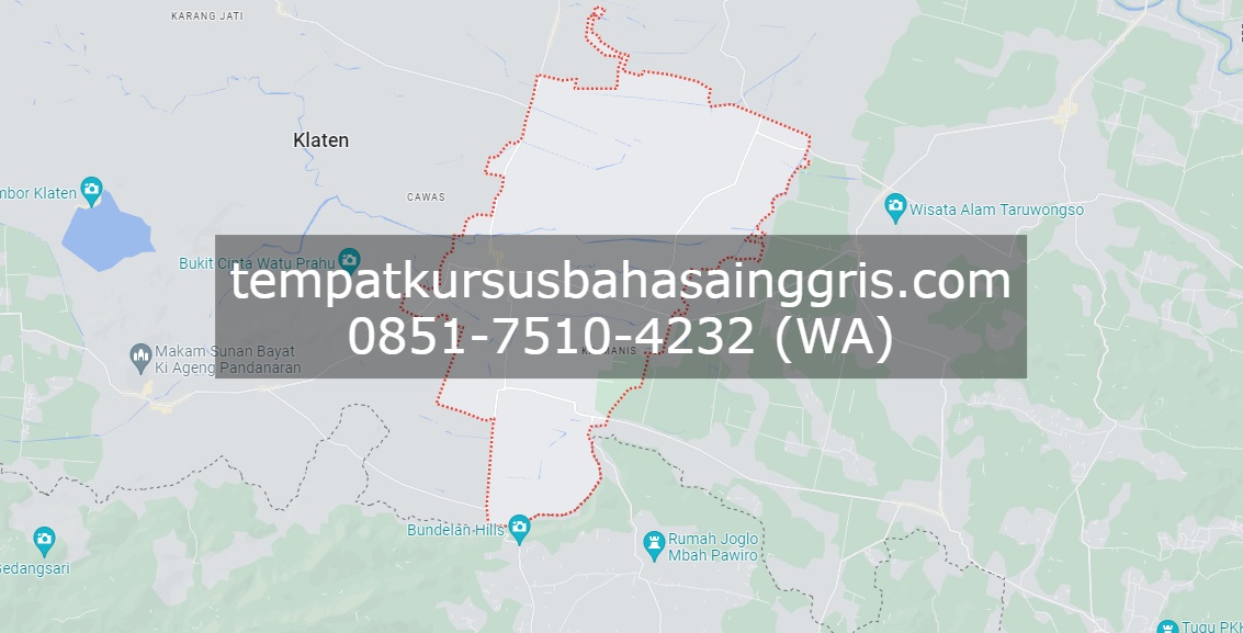 Les Bahasa Inggris di Cawas Klaten, Bimbingan Belajar (Bimbel) Bahasa Inggris Cawas Klaten, Privat Bahasa Inggris Cawas Klaten