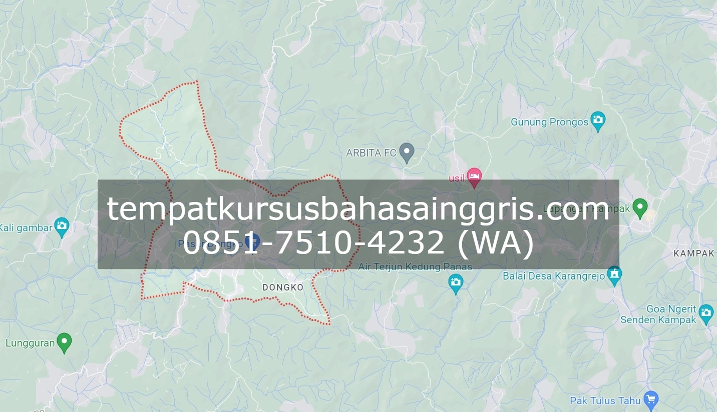Les Bahasa Inggris di Dongko Trenggalek, Bimbingan Belajar (Bimbel) Bahasa Inggris Dongko Trenggalek, Privat Bahasa Inggris Dongko Trenggalek