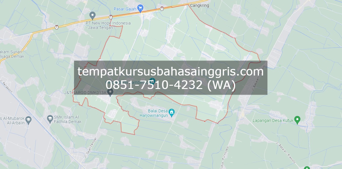 Les Bahasa Inggris di Gajah Demak, Bimbingan Belajar (Bimbel) Bahasa Inggris Gajah Demak, Privat Bahasa Inggris Gajah Demak