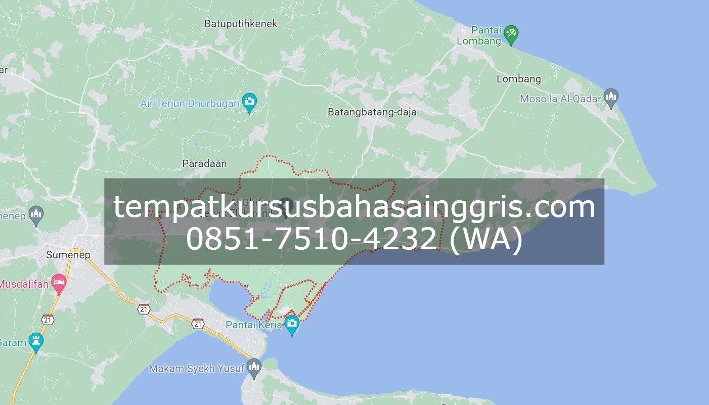 Les Bahasa Inggris di Gapura Sumenep, Bimbingan Belajar (Bimbel) Bahasa Inggris Gapura Sumenep, Privat Bahasa Inggris Gapura Sumenep