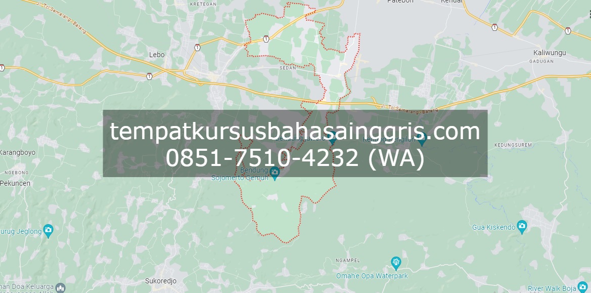 Les Bahasa Inggris di Gemuh Kendal, Bimbingan Belajar (Bimbel) Bahasa Inggris Gemuh Kendal, Privat Bahasa Inggris Gemuh Kendal