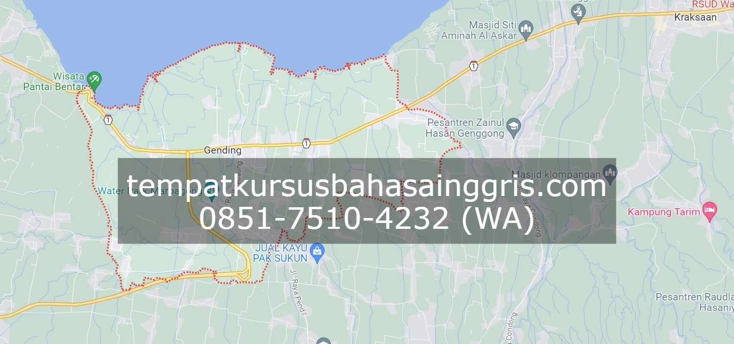 Les Bahasa Inggris di Gending Probolinggo, Bimbingan Belajar (Bimbel) Bahasa Inggris Gending Probolinggo, Privat Bahasa Inggris Gending Probolinggo