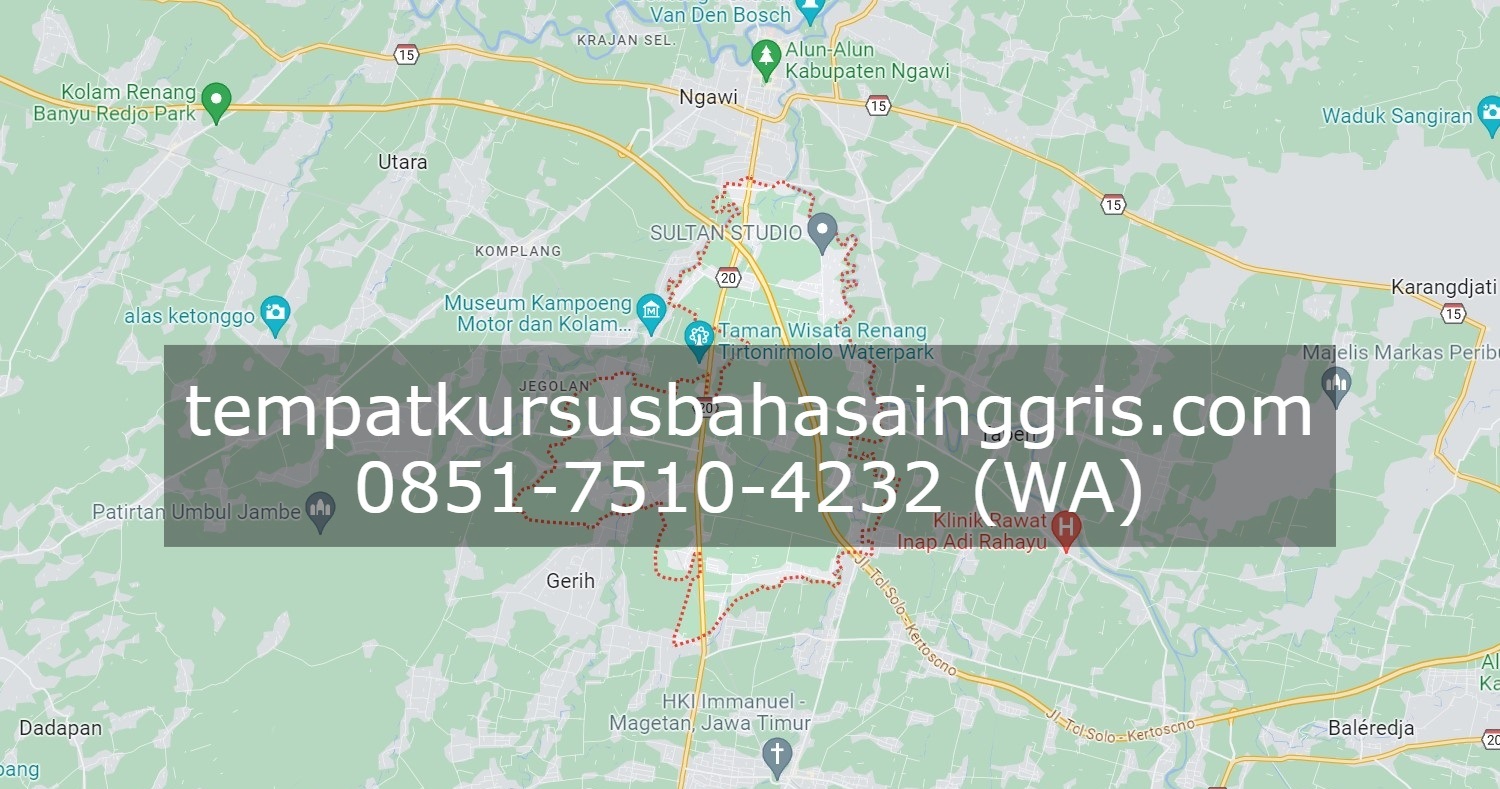 Les Bahasa Inggris di Geneng Ngawi, Bimbingan Belajar (Bimbel) Bahasa Inggris Geneng Ngawi, Privat Bahasa Inggris Geneng Ngawi