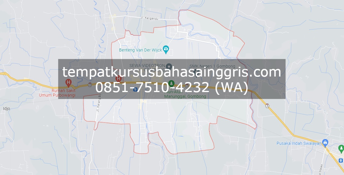 Les Bahasa Inggris di Gombong Kebumen, Bimbingan Belajar (Bimbel) Bahasa Inggris Gombong Kebumen, Privat Bahasa Inggris Gombong Kebumen