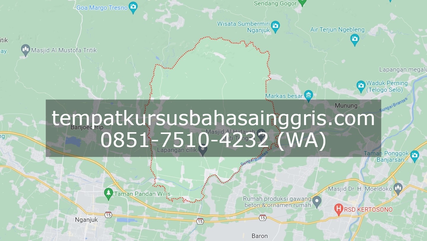 Les Bahasa Inggris di Gondang Nganjuk, Bimbingan Belajar (Bimbel) Bahasa Inggris Gondang Nganjuk, Privat Bahasa Inggris Gondang Nganjuk