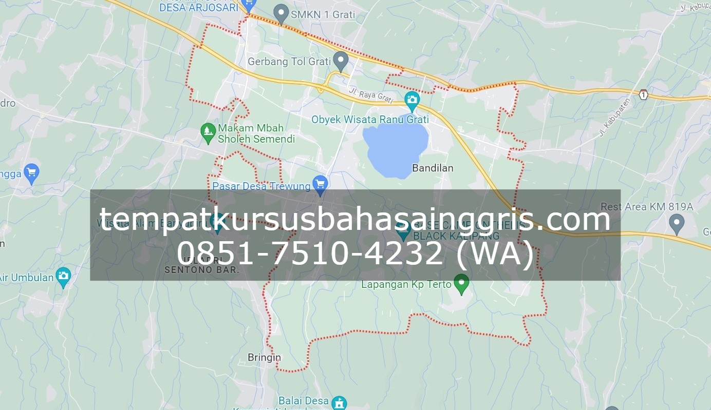 Les Bahasa Inggris di Grati Pasuruan, Bimbingan Belajar (Bimbel) Bahasa Inggris Grati Pasuruan, Privat Bahasa Inggris Grati Pasuruan