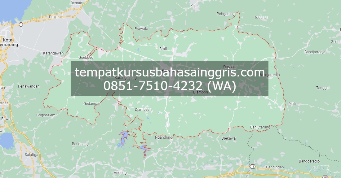 Les Bahasa Inggris di Grobogan, Bimbingan Belajar (Bimbel) Bahasa Inggris Grobogan, Privat Bahasa Inggris Grobogan