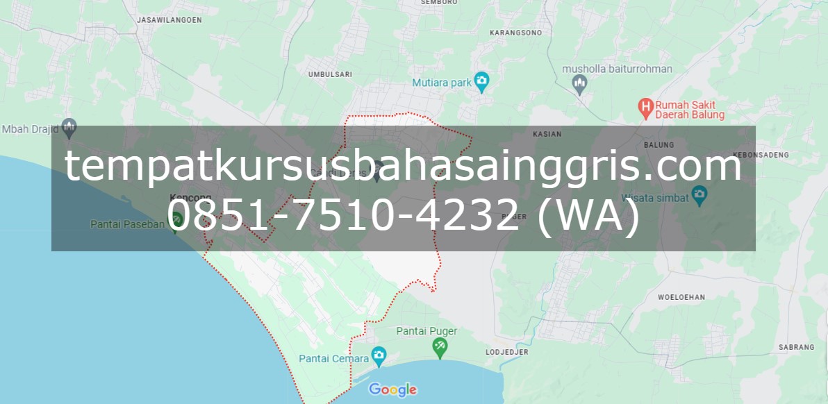 Les Bahasa Inggris di Gumuk Mas Jember, Bimbingan Belajar (Bimbel) Bahasa Inggris Gumuk Mas Jember, Privat Bahasa Inggris Gumuk Mas Jember