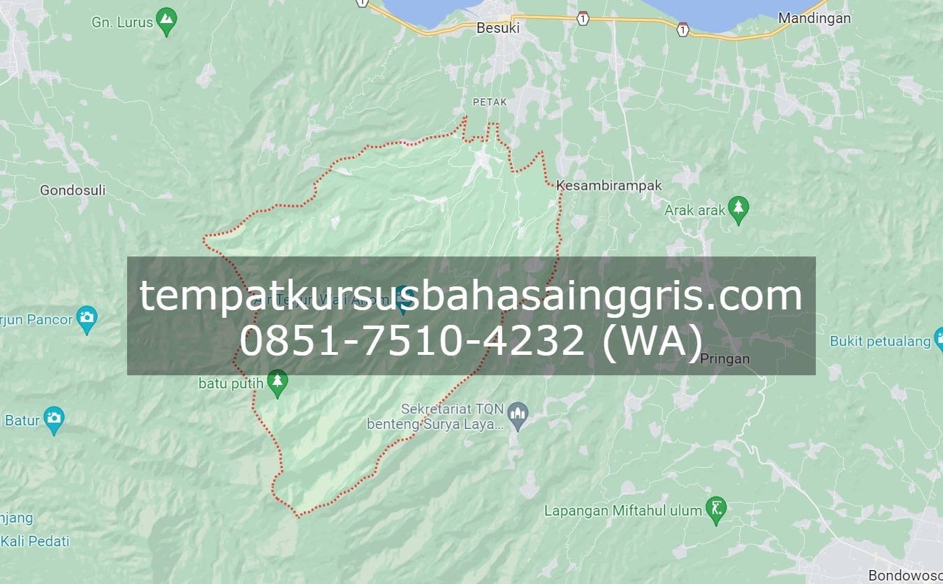 Les Bahasa Inggris di Jatibanteng Situbondo, Bimbingan Belajar (Bimbel) Bahasa Inggris Jatibanteng Situbondo, Privat Bahasa Inggris Jatibanteng Situbondo
