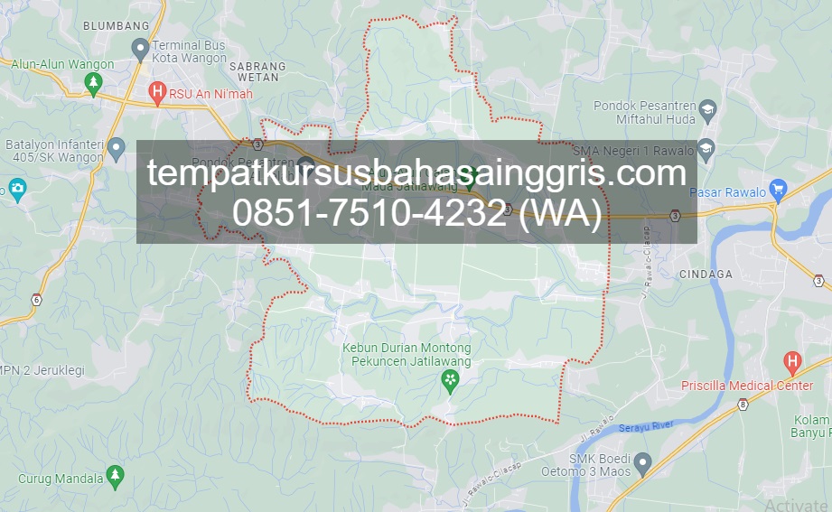 Les Bahasa Inggris di Jatilawang Banyumas, Bimbingan Belajar (Bimbel) Bahasa Inggris Jatilawang Banyumas, Privat Bahasa Inggris Jatilawang Banyumas