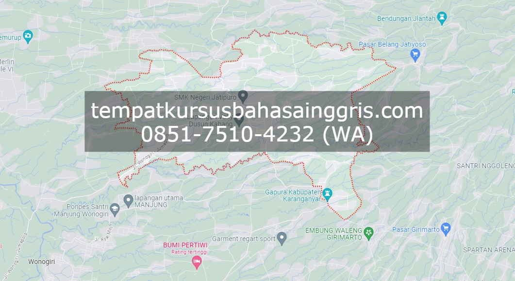 Les Bahasa Inggris di Jatipuro Karanganyar, Bimbingan Belajar (Bimbel) Bahasa Inggris Jatipuro Karanganyar, Privat Bahasa Inggris Jatipuro Karanganyar