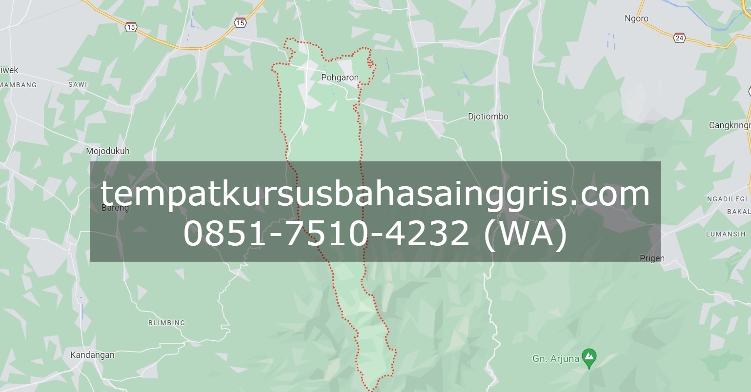 Les Bahasa Inggris di Jatirejo Mojokerto, Bimbingan Belajar (Bimbel) Bahasa Inggris Jatirejo Mojokerto, Privat Bahasa Inggris Jatirejo Mojokerto