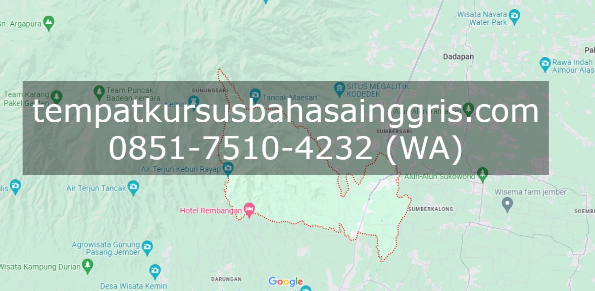 Les Bahasa Inggris di Jelbuk Jember, Bimbingan Belajar (Bimbel) Bahasa Inggris Jelbuk Jember, Privat Bahasa Inggris Jelbuk Jember