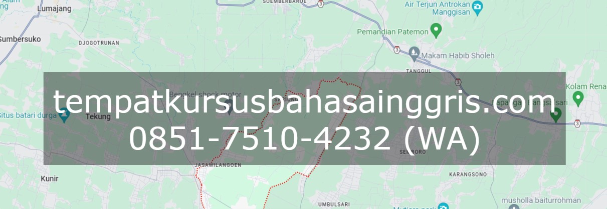 Les Bahasa Inggris di Jombang Jember, Bimbingan Belajar (Bimbel) Bahasa Inggris Jombang Jember, Privat Bahasa Inggris  Jombang Jember