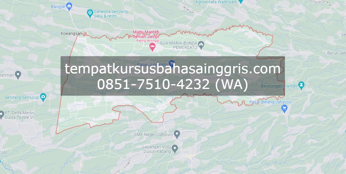 Les Bahasa Inggris di Jumapolo Karanganyar, Bimbingan Belajar (Bimbel) Bahasa Inggris Jumapolo Karanganyar, Privat Bahasa Inggris Jumapolo Karanganyar