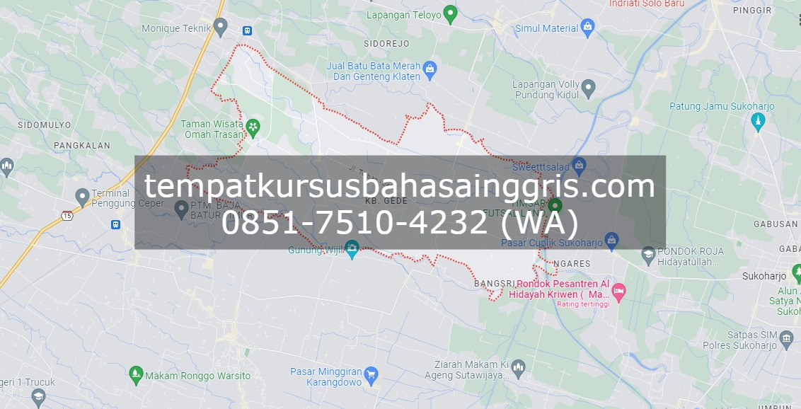 Les Bahasa Inggris di Juwiring Klaten, Bimbingan Belajar (Bimbel) Bahasa Inggris Juwiring Klaten, Privat Bahasa Inggris Juwiring Klaten