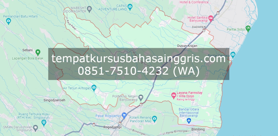 Les Bahasa Inggris di Kabat Banyuwangi, Bimbingan Belajar (Bimbel) Bahasa Inggris Kabat Banyuwangi, Privat Bahasa Inggris Kabat Banyuwangi