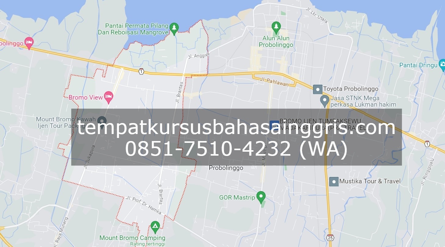 Les Bahasa Inggris di Kademangan Probolinggo, Bimbingan Belajar (Bimbel) Bahasa Inggris Kademangan Probolinggo, Privat Bahasa Inggris Kademangan Probolinggo