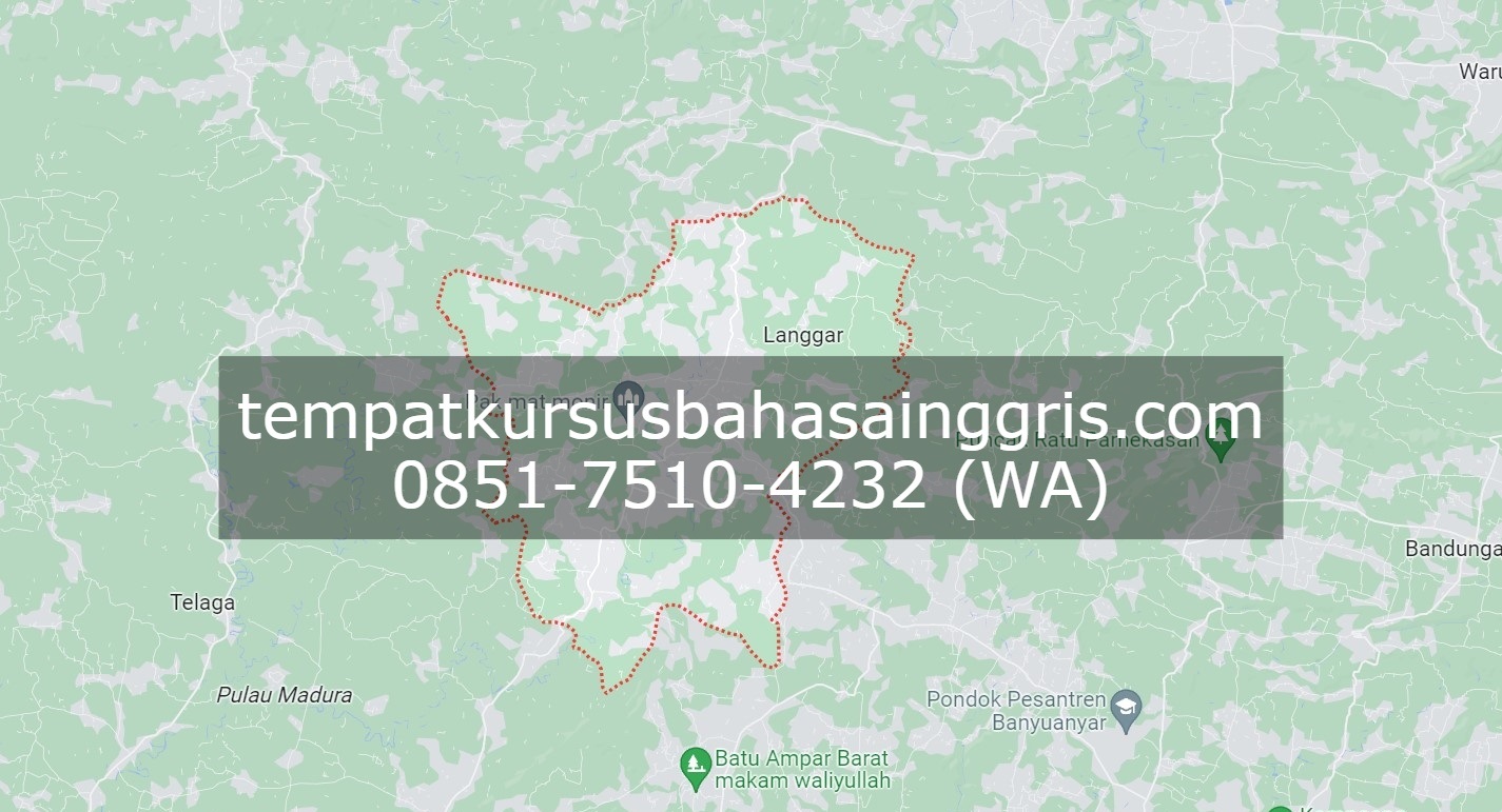 Les Bahasa Inggris di Karang Penang Sampang, Bimbingan Belajar (Bimbel) Bahasa Inggris Karang Penang Sampang, Privat Bahasa Inggris Karang Penang Sampang