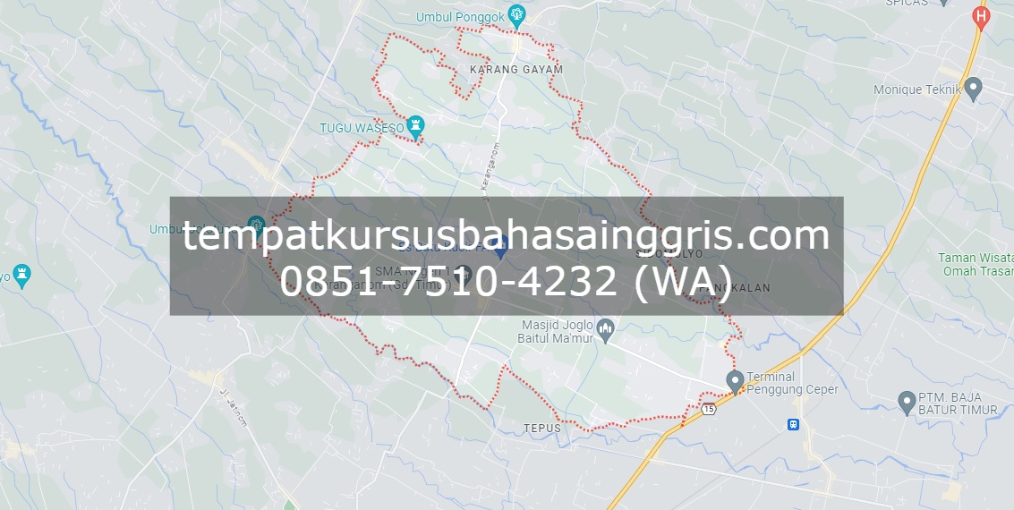 Les Bahasa Inggris di Karanganom Klaten, Bimbingan Belajar (Bimbel) Bahasa Inggris Karanganom Klaten, Privat Bahasa Inggris Karanganom Klaten