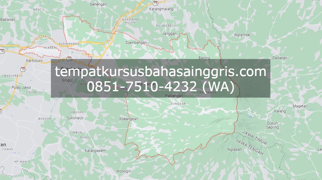 Les Bahasa Inggris di Karanganyar, Bimbingan Belajar (Bimbel) Bahasa Inggris Karanganyar, Privat Bahasa Inggris Karanganyar